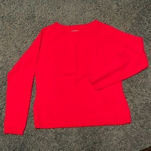 Red long sleeve 100% Cashmere sweater